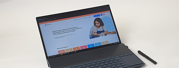 De homepagina van kleishop.nl