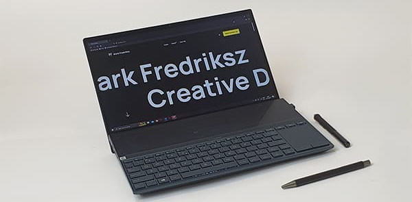 Homepagina van mijn portfolio